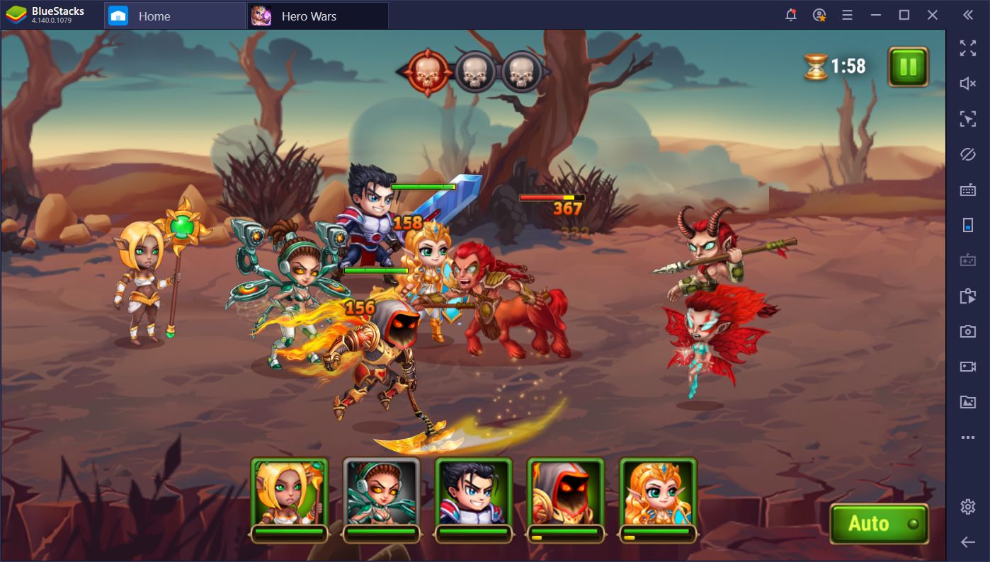 Logo di Hero Wars